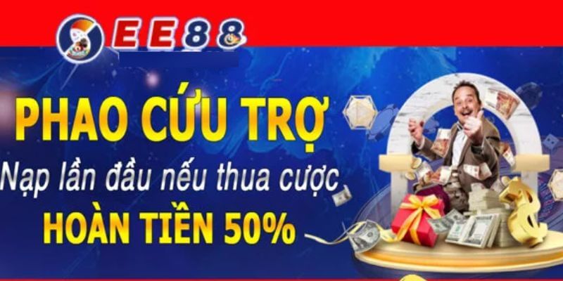 Hoàn tiền 50% cho lần cược đầu tiên bị thua