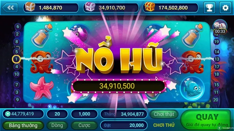 Quay hũ đổi thưởng với tên gọi phổ biến khác là nổ hũ hay slots game